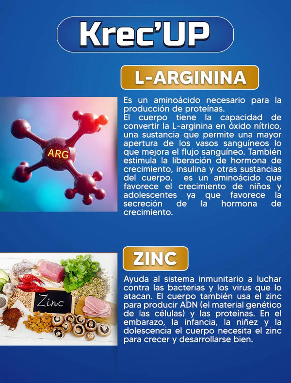 KreceUp American Natural - 60 Capsulas